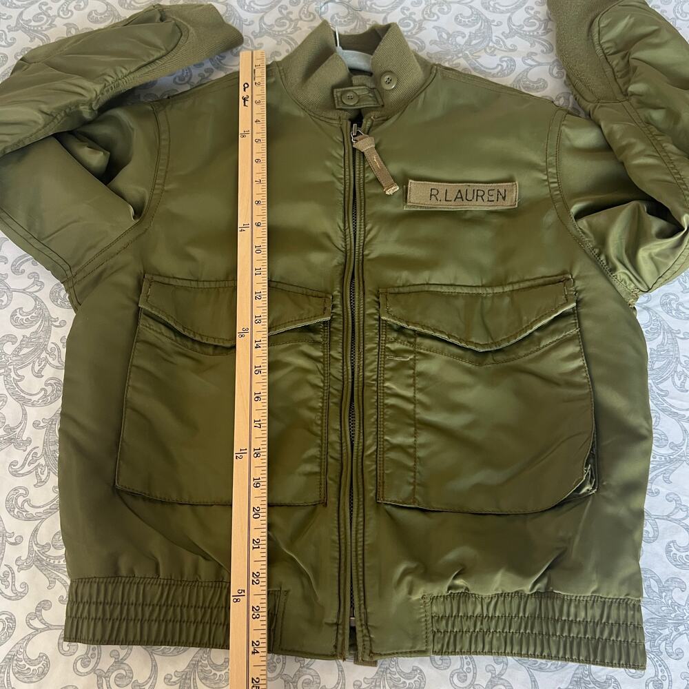 Ralph Lauren Polo 67 Jeans Co. Military Surplus Green Vintage Jacket Men Size S - Picture 11 of 12